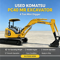 Mini-excavatrice sur chenilles Komatsu PC40MR, 4 tonnes, queue courte, compacte, moteur diesel Komatsu d'origine, technologie avancée.