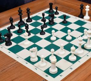 International Series Unweighted Plastic Chess Pieces Set 34 Pieces with Extra Queens 3.8 Inch King At Affordable Price - Product Image 2