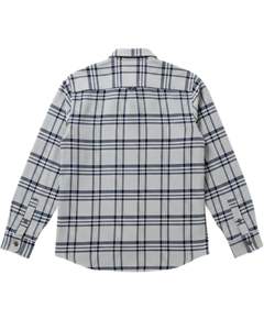 เสื้อเชิ้ตลายสก็อตแขนยาวผู้ชาย กระดุมผ่าหน้า สไตล์ลำลอง ผ้าแฟลนเนล สีเทาอ่อน สีน้ำเงินกรมท่า รับผลิตตามสั่ง ขายส่ง OEM - Product Image 2