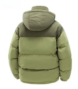 Custom Unisex Coated Puffer Jacket Waterproof Windproof <b>Camouflage</b> High Street OEM Wholesale Manufacturer - Product Image 4