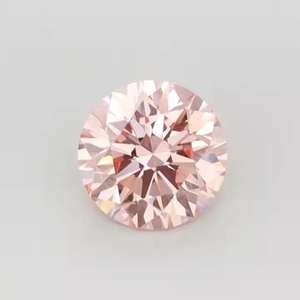 IGI Certified Intense <b>Pink</b> Round Lab Created Diamond Cushion Ascher Cut Loose Fancy Diamond Perfect for Rings and Jewelry - Product Image 3