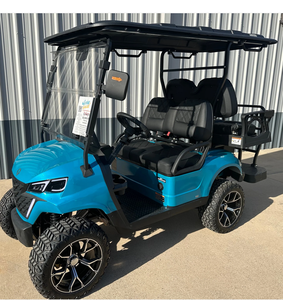 Nouvelle conception de voiturette de golf électrique 4 places, châssis en métal, batterie au plomb-acide, vitesse de 30 à 50 km/h, moteur AC 5 kW, chargeur intelligent - Product Image 5