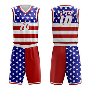 Bsci ระบายอากาศได้ดีสำหรับเด็กชุดบาสเก็ตบอลสำหรับใส่เล่นกีฬาฤดูร้อนล่าสุดออกแบบได้ตามต้องการ - Product Image 1