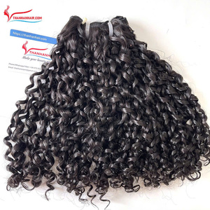 Articles populaires : Cheveux vierges noirs, coupe pixie bouclée, mèches de cheveux, 100% cheveux humains, sans perte ni nœuds - Product Image 5