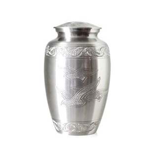 Elegant Handcrafted Brass Cremation Urn for Human Ashes Funeral Tribute <b>Memorial</b> <b>Keepsake</b> for Adults Wholesale Bulk Supplier - Product Image 1
