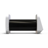 Ventilateur de récupération de chaleur flexible et moderne BSK Zephyr Mini WiFi, contrôlé par application IR, pour hôtel, atelier, salle de bain, cuisine, salon