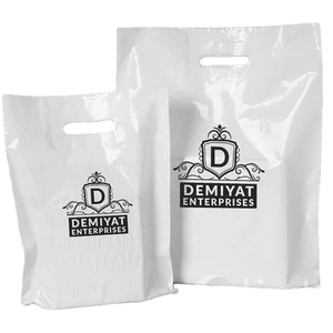 Die Cut <b>Plastic</b> Shopping <b>Bags</b> Recyclable Customizable Size & Color Vest Handle Package <b>Bags</b> - Product Image 6