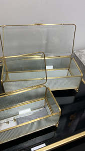 นอร์ดิกตกแต่งบ้านหรูหรากล่องกระดาษทิชชูคุณภาพสูง Handmade ผ้าเช็ดปากแก้วกล่อง - Product Image 6