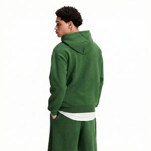 Top 100% cotton heavyweight puff print 450gsm hoodie street sportswear custom pullover men's hoodie - Product Image 6