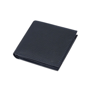 Directo de fábrica al por mayor RFID logotipo personalizado cuero genuino hombres ligero Premium tarjetero diseñador cartera pliegue corto - Product Image 1