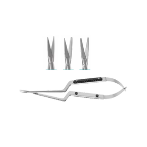 Micro Tijeras de 70 mm, Instrumentos Quirúrgicos Rectos de Alta Precisión con Hojas Afiladas, Base para Trabajos Dentales, Narham Enterprises - Product Image 1