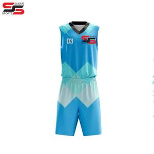 Latest Custom Men's Basketball Uniform with Jersey Shorts Custom <b>Size</b> and Logo Design Sublimation and Plain Basketball Uniform - Product Image 3