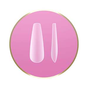 YOKEFELLOW Formes d'ongles en plastique pré-conçues certifiées CE, couverture complète, double forme d'ongle, extension d'ongles en gel, 240 pièces/boîte, forme cercueil, sandwich, dessus - Product Image 3