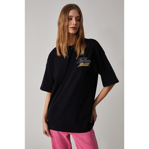 GRIMELANGE CAITLYN Camiseta oversize con cuello redondo para mujer - Product Image 4
