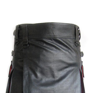 Nouveau style de kilts en cuir pour vêtements de mariage à la mode OEM ODM kilt en cuir léger pour hommes - Product Image 3