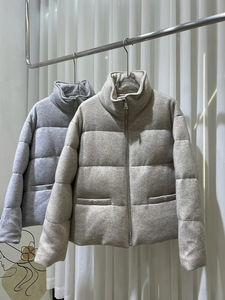 เสื้อแจ็คเก็ตกันลมสำหรับผู้ชาย, เสื้อโค้ทให้ความอบอุ่นในฤดูหนาวพร้อมปกผ้าใบมีฮู้ด - Product Image 2