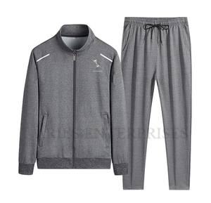 Chándal de invierno para hombre, traje deportivo para correr, entrenamiento deportivo, hecho a medida, Color sólido, de talla grande, respetuoso con el medio ambiente, transpirable - Product Image 4