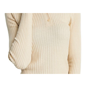 เสื้อโปโลแขนยาวทรงสั้นสำหรับผู้หญิงไซส์ XL ของ Topshop ผ้าถักเนื้อนุ่มระบายอากาศได้ดี ตกแต่งด้วยลายพิมพ์โลโก้แบบลำลอง - Product Image 3