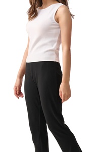 Top de Moda para Mujer, Camiseta sin Mangas Básica para Fitness, Tops de Verano Casuales sin Mangas, 100% Algodón, Cuello Redondo, Ropa para Exteriores 2026 - Product Image 1