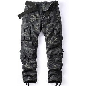 Nouveau 2025 meilleure qualité respirant grande taille droit froissé pantalon de travail en plein air moto Cargo pantalon - Product Image 6