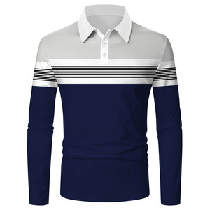 Camiseta de manga larga para hombre, Polo informal con Logo gratis, 100% algodón, estampado, antiencogimiento, Golf, nueva, gran oferta - Product Image 6