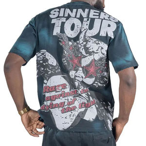 เสื้อยืดผ้าฝ้าย100% ใส่ได้ทั้งชายและหญิงทรงโอเวอร์ไซส์ระบายอากาศได้เป็นมิตรกับสิ่งแวดล้อมสำหรับผู้ชายและผู้หญิง - Product Image 5