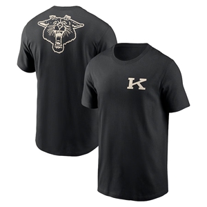 Kentucky Wildcats T-shirt noir avec logo K et motif Wildcat - Product Image 1