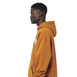 Sweatshirt à capuche décontracté en molleton lourd de 400g pour hommes, sweat-shirt personnalisé de haute qualité de couleur unie, technique d'hiver brodé - Product Image 6