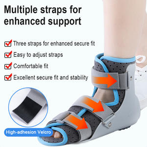 Botte orthopédique médicale à angle réglable avec attelle de cheville pour blessure, entorse de la cheville, physiothérapie du pied - Product Image 5