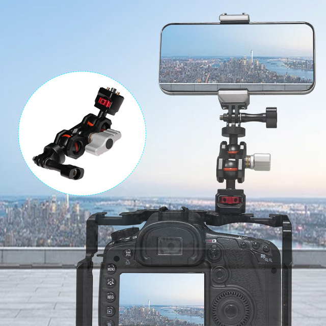 Aluminum Alloy Articulating Magic Arm 1/4\" Screw Arri Pins Field Monitor Mount Action Cameras Max Payload Camera Accessories