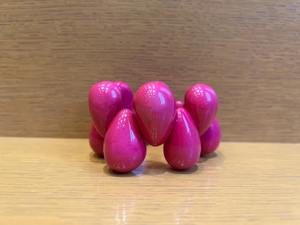 Correa de brazalete de perro acrílico elegante a la moda con acetato duradero de alta calidad/anillo de Metal joyería de boda ecológica - Product Image 2