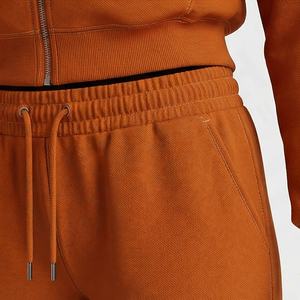 Conjunto Deportivo de Dos Piezas para Mujer, con Capucha Corta con Cremallera y Pantalones Jogger, Estilo Urbano, Lavado Ácido, con Logotipo Personalizado, Ropa Deportiva Personalizable para Gimnasio - Product Image 5