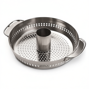 Parrilla para barbacoa de acero inoxidable cromado pulido (40,3x9,1 cm) - Product Image 3