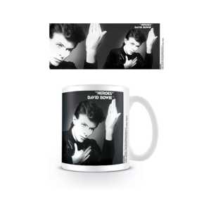 Tasse en céramique vintage David Bowie Heroes 600 ml, faite à la main en dolomite avec cuillère, compatible micro-ondes et lave-vaisselle, motif dessin animé - Product Image 2