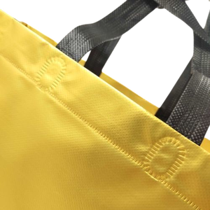 Venta al por mayor de bolsas de la compra no tejidas reciclables con logotipo personalizado impreso con asas laminadas de moda supermercado comestibles regalo - Product Image 5