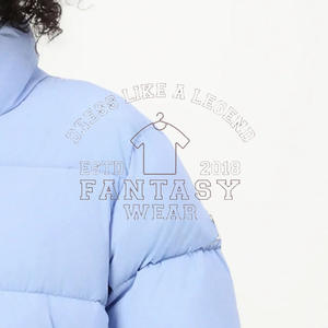 FANTASY WEAR Veste matelassée pour homme de haute qualité, personnalisée, avec capuche amovible, logo de designer, noire, coupe oversize - Product Image 5