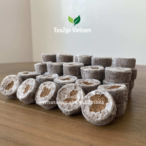 Bloc de fibres de coco Eco2go Vietnam, substrat de culture biodégradable pour plantes, haute rétention d'eau et léger - Product Image 3