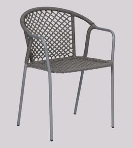 Juego de mesa y silla de metal de forma redonda para el hogar, juego de muebles de jardín para interiores y exteriores, bar y restaurante de Hotel en la azotea abierta 2024 - Product Image 3