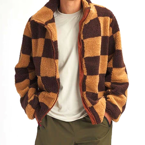 Chaqueta Sherpa de diseño único para hombre a la venta/Chaqueta Sherpa hecha de material transpirable y de secado rápido 100% - Product Image 1