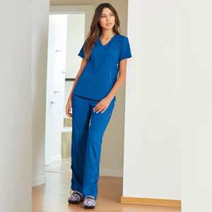 À la mode coton gommages uniformes ensembles hôpital médecins infirmières gommage médical costumes survêtement unisexe en gros grande taille personnalisé 2025 - Product Image 3