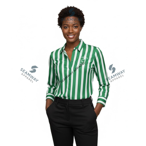 Camisa de Botones de la Hermandad Iota Phi Lambda, Camisa Formal de Uso Diario, Camisa Tejida para Mujer, Camisa con Cuello, Camisa de Vestir con Botones Delanteros - Product Image 4