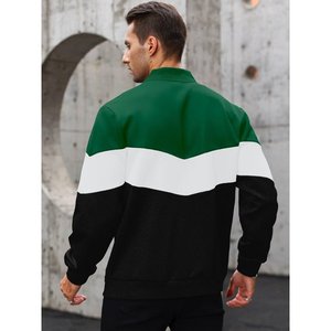 Veste universitaire pour hommes manches en cuir véritable et laine mélangée Letterman Boys College Varsity Jackets XS-5XL - Product Image 4