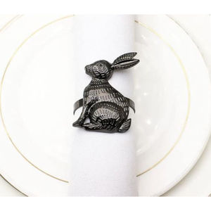 ที่ใส่กระดาษทิชชู่สำหรับตกแต่งโต๊ะในโรงแรมที่ใส่ผ้าเช็ดปากทำจากโลหะสไตล์กระต่ายโบราณ - Product Image 4