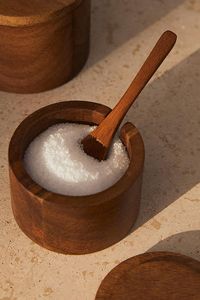 Handmade Wooden <b>Salt</b> Box with Lid Good Quality Low Factory Price Wholesale Supply - Product Image 2