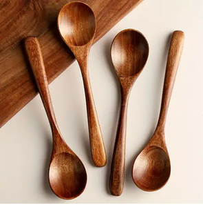 Wood Dessert Ice Cream Spoon with <b>Mirror</b> Polish Modern Luxury Design Eco-Friendly & Dishwasher Safe for Everyday Use - Product Image 5