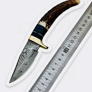 Cuchillo de caza reutilizable ligero hecho a medida a la venta, cuchillos de acero de desolladores Damasco de Color sólido a bajo precio - Product Image 2