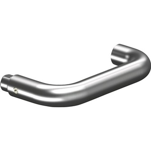 Ogro 8100 Aluminium <b>Door</b> <b>Handle</b> Square <b>Spindle</b> 8 mm DIN Left/Right Satin Finish - Product Image 1