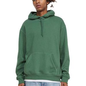 Pull à capuche kangourou blanc sans ficelle surdimensionné épais à capuche conception personnalisée marque coton rue hommes sweats à capuche - Product Image 6