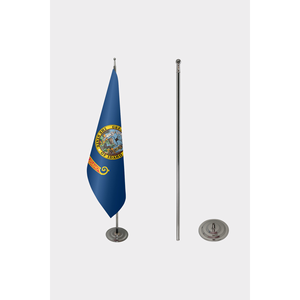 Drapeau officiel d'Idaho personnalisé 3x5 pieds pour intérieur avec impression numérique, en soie, coton, nylon, aluminium, plastique, logo personnalisé - Product Image 2