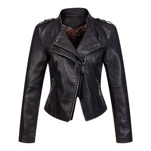 Nueva llegada de las mujeres de moda chaquetas de cuero de la cosecha de la chaqueta de las mujeres - Product Image 1